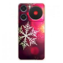 Новогодние Чехлы для Нубиа Мюзик (VPrint) (Снежинка)