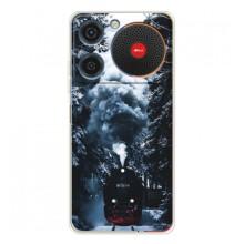 Новорічні, Святкові Чохли для ZTE Nubia Music - 2024 год (Зимовий потяг)