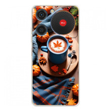 Чохол з унікальним дизайном 'Осінь з кавою' для ZTE Nubia Music – Кава і гарбузики