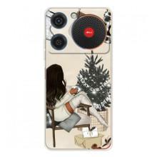 Різдвяні, Святкові Чохли для Нубіа Мюзік (Дівчина з ялинкою)