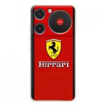 Силиконовый бампер с картинкой машины на ZTE Nubia Music – Ferrari Logo