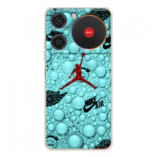 Силиконовый Чехол Nike Air Jordan на Нубия Мюзик (Джордан Найк)