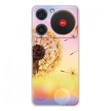 Силиконовый Чехол с одуванчиками на ZTE Nubia Music – Цветок-одуванчик