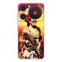 ЗСУ Чехлы (TPU) для ZTE Nubia Music – Женщина солдат