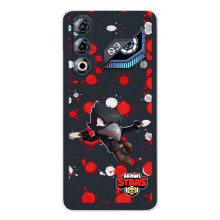 Бампер (ТПУ) с принтом Brawl Stars на ЗТЕ Нюбиа Нeo 3 ГТ – Черный Ворон