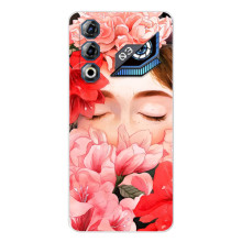 Чехлы (ART) Цветы на ZTE Nubia Neo 3 GT (VPrint) (Очі в квітах)