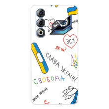 Чохли (Доброго вечора, ми за України) для ЗТЕ Нyбia Нeo 3 ҐТ (AlphaPrint) (Стикер)