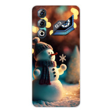 Чехлы на Новый Год ZTE Nubia Neo 3 GT (Снеговик праздничный)