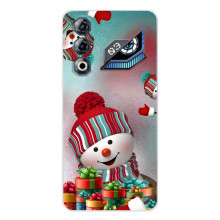 Чехлы на Новый Год ZTE Nubia Neo 3 GT (Снеговик в шапке)