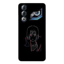 Чохли на тему: Ітачи Учіха для ZTE Nubia Neo 3 GT (AlphaPrint) – силует Ітачі