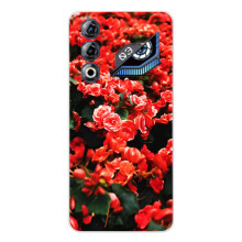 Чохли з квітами для ZTE Nubia Neo 3 GT (VPrint) (Квіти червоні)