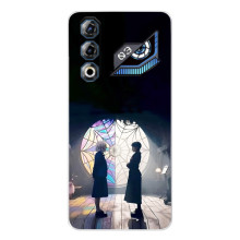 Чехлы с принтом Уэнсдей на ZTE Nubia Neo 3 GT – Уэнсдей и Энди