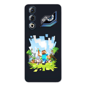 Чехол Майнкрафт на ZTE Nubia Neo 3 GT (AlphaPrint) Minecraft