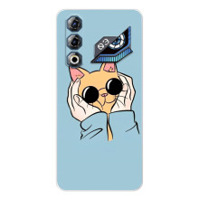 Чохол на ЗТЕ Нyбia Нeo 3 ҐТ з Котиками (VPrint) (Котик в окулярах)