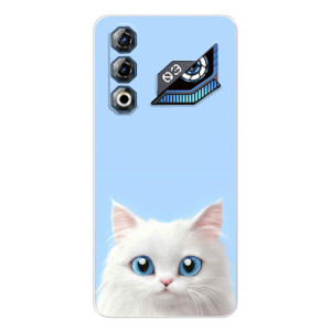 Чехол на тематику: Коты для ZTE Nubia Neo 3 GT – Белый кот