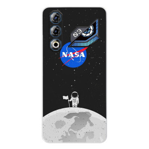 Силиконовый бампер с принтом "Наса" на ZTE Nubia Neo 3 GT – Космонавт NASA