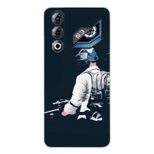 Силиконовый чехол с картинкой "Герой Pubg" на ZTE Nubia Neo 3 GT (В экиперовке)