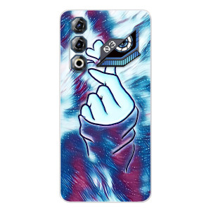 Чехол с принтом для ZTE Nubia Neo 3 GT (AlphaPrint - Знак сердечка)