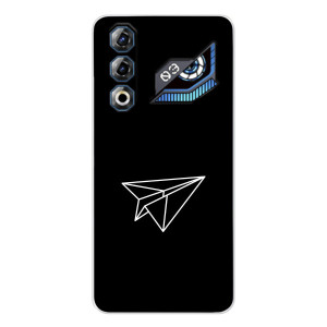 Чехол с картинками на черном фоне для ZTE Nubia Neo 3 GT – Самолетик
