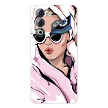 Чехол с картинкой Модные Девчонки ZTE Nubia Neo 3 GT – Девушка в халате