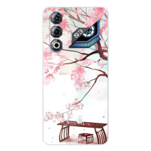 Чехол с принтом САКУРЫ на ZTE Nubia Neo 3 GT – Чайная церемония