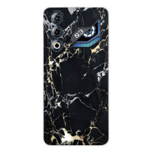 Чехол с текстурой Мрамора на ЗТЕ Нюбиа Нeo 3 ГТ – Чёрный мрамор