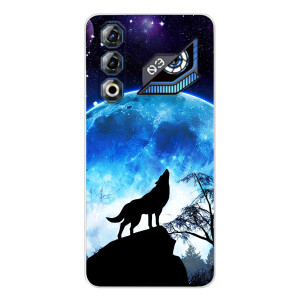 Чехол с Волком на ZTE Nubia Neo 3 GT – Воет на луну