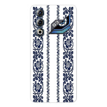 Силиконовый Чехол на ZTE Nubia Neo 3 GT с картинкой Вышиванки (Синяя вышиванка)