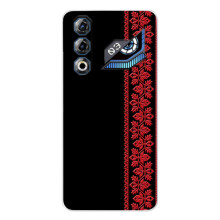 Силиконовый Чехол на ZTE Nubia Neo 3 GT с картинкой Вышиванки (Вышиванка на черном)