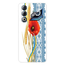 Силиконовый Чехол на ZTE Nubia Neo 3 GT с картинкой Вышиванки (Вышиванка с цветком)