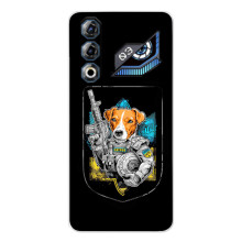 Чехол с принтом для ZTE Nubia Neo 3 GT (Патрон Воин)