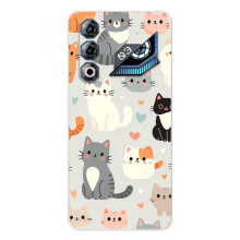 Чохол з малюнком кіт на ZTE Nubia Neo 3 GT (Колаж котів)
