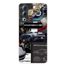 Чехол с авто Порше для ZTE Nubia Neo 3 GT – Коллаж Порше