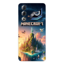 Чохол з картинками Майнкрафт для ЗТЕ Нюбія Нео 3 ҐТ (Лого Майнкрафт)