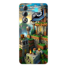 Чохол з картинками Майнкрафт для ЗТЕ Нюбія Нео 3 ҐТ (Місто Майнкрафт)