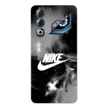 Чехол с логотипом Найк на ZTE Nubia Neo 3 GT – Найк дымчатый