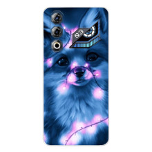 Чехол с принтом лисички на ЗТЕ Нюбия Нео 3 ГТ – Лисица с гирляндой