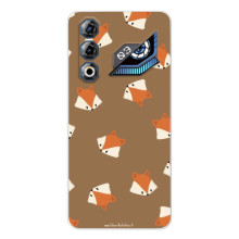 Чехол с принтом лисички на ЗТЕ Нюбия Нео 3 ГТ – Маленькие лисички