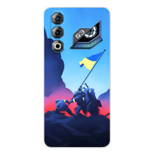 Чохол з українським воїном на ZTE Nubia Neo 3 GT (Український прапор)