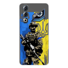 Чохол з українським воїном на ZTE Nubia Neo 3 GT (Воїн з гербом)