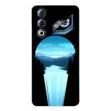 Летний Чехол на ZTE Nubia Neo 3 GT – Синий Водопад