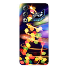 Новорічні Чохли для ЗТЕ Нyбia Нeo 3 ҐТ (VPrint) (Ялинка в огоньках)