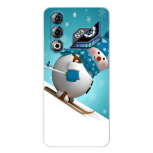 Новорічні Чохли для ЗТЕ Нyбia Нeo 3 ҐТ (VPrint) (Сніговик на лижах)