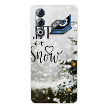 Новорічні, Святкові Чохли для ZTE Nubia Neo 3 GT - 2024 год (Let it snow)