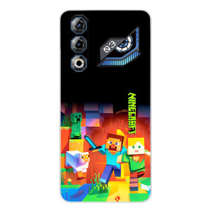 Чехлы для ZTE Nubia Neo 3 GT (Персонажи Майн Крафт) (Герой Майнкрафт)