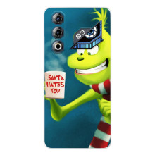 Різдвяні Чохли для ZTE Nubia Neo 3 GT (VPrint) (Зелений Грінч)