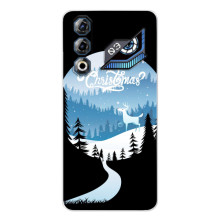 Силиконовый бампер на рождество для ZTE Nubia Neo 3 GT (Рождественский Олень)