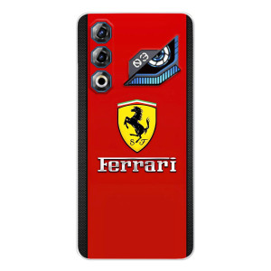 Силиконовый бампер с картинкой машины на ZTE Nubia Neo 3 GT – Ferrari Logo