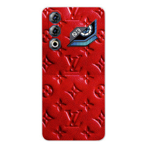 Текстурный Чехол Louis Vuitton для ЗТЕ Нубия Нео 3 ГТ – Красный ЛВ