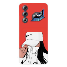 Силиконовый Чехол на ZTE Nubia Neo 3 GT с картинкой Стильных Девушек (Девушка Nike)